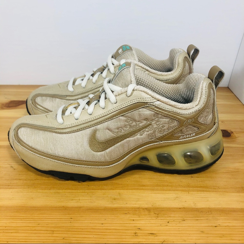 Nike Air Max 180 06 Rare White/Gold women’s Sz 5.5